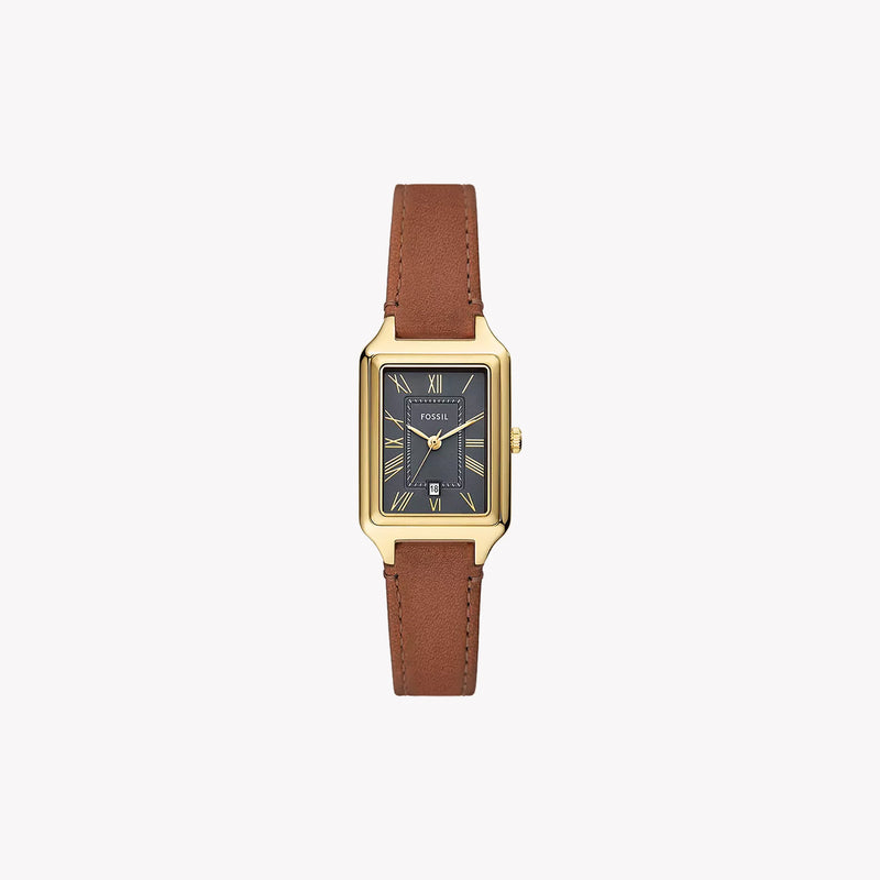 Fossil Women's Brown Leather Watch, Grey Dial | Es5303 by i-watch