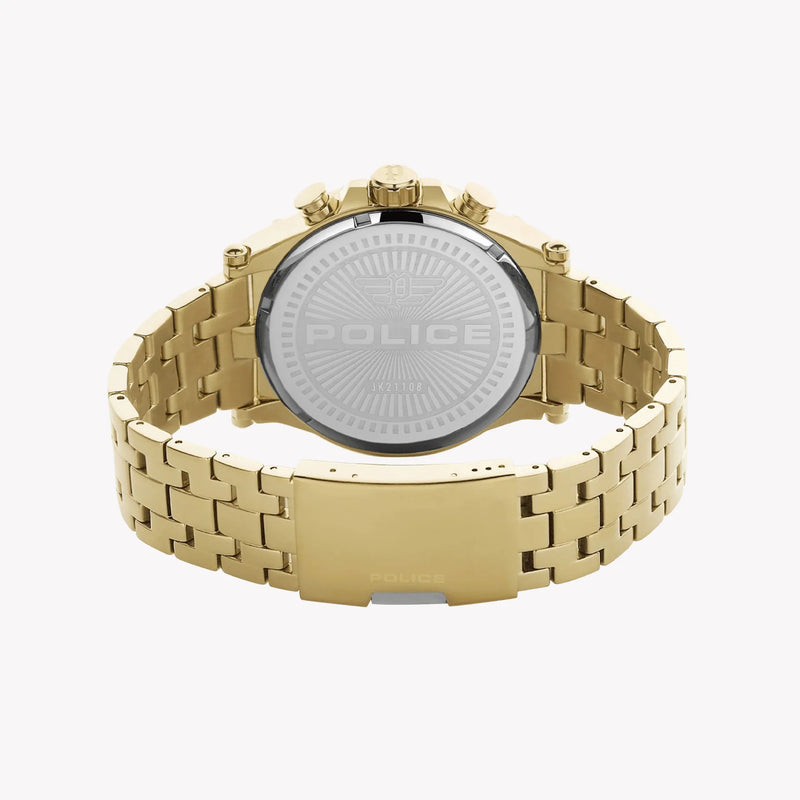 Police Men's Gold Watch, Blue Dial | Pewjk2110801 by i-watch