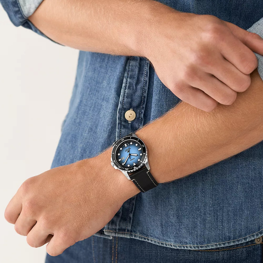 Montre Fossil BLEU pour hommes