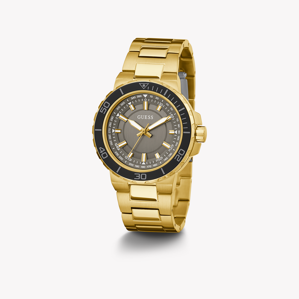 GUESS GW0426G2 - GOLDEN EDGE: STRIKING MEN'S WATCH WITH GREY DIAL & WATER RESISTANCE-i-Watch-4