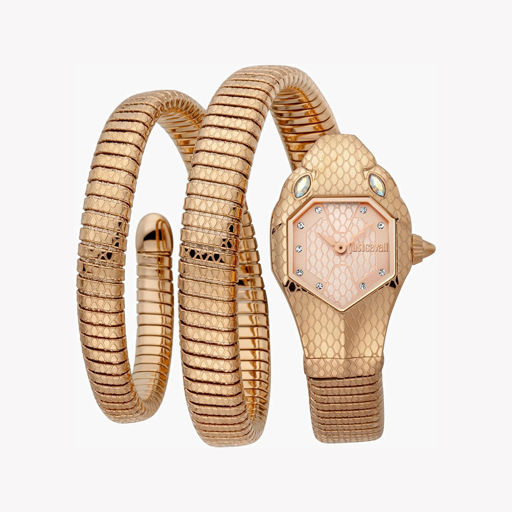 Just Cavalli Women's Rose Gold Watch, Asymmetrical Case | Jc1l168m0055 by i-watch