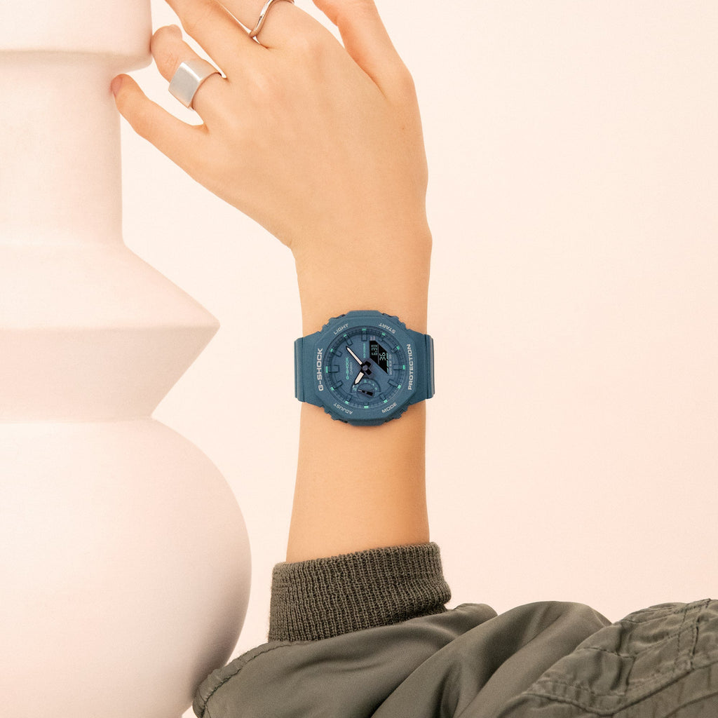 Casio G-Shock Gma-S2100ga-3adr Oak - Bold Blue Adventurer Women's Watch