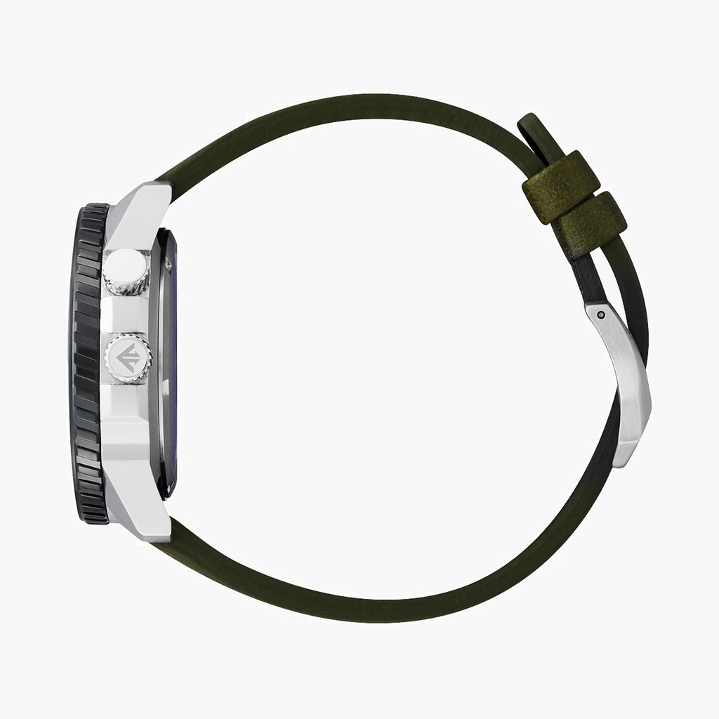 CITIZEN BJ7138-04E - BOLD SOPHISTICATION MEN'S TIMEPIECE WITH DUAL TIME DISPLAY & BLACK LEATHER STRAP-i-Watch-4