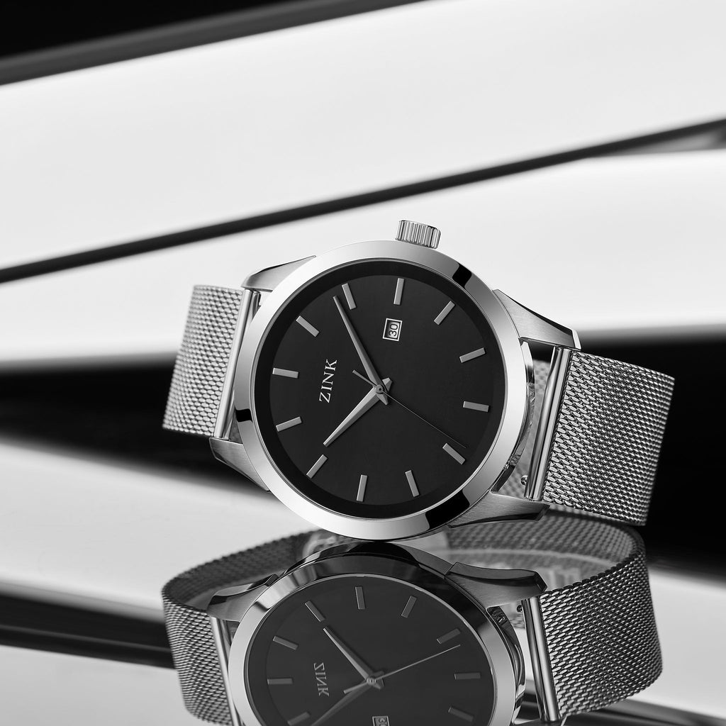 Zink Men's Silver Stainless Steel Watch | Zk133g1ms-26