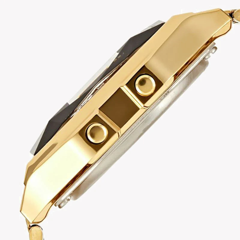 Casio A159wged-1df Sporty Elegance - Golden Digital Timepiece For Work & Play by i-watch