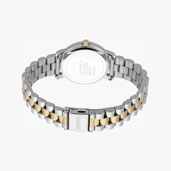 Esprit Women's Silver & Gold Stainless Steel Watch, Silver Dial | Es1l194m0045 by i-watch