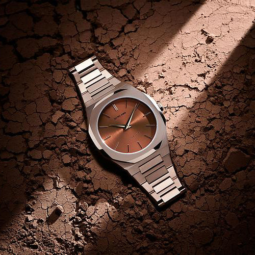 D1 MILANO Men's Rose Gold Watch, Brown Dial | D1-UTBJ10 by i-watch