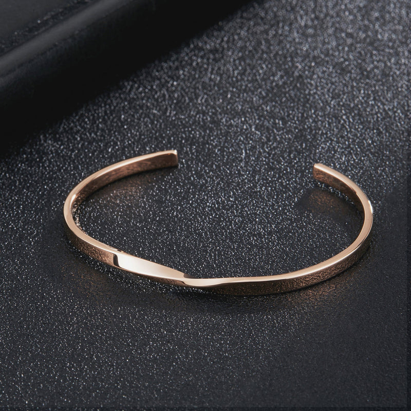 Zink Women's Rose Gold Stainless Steel Bracelet | Zfbg007rg