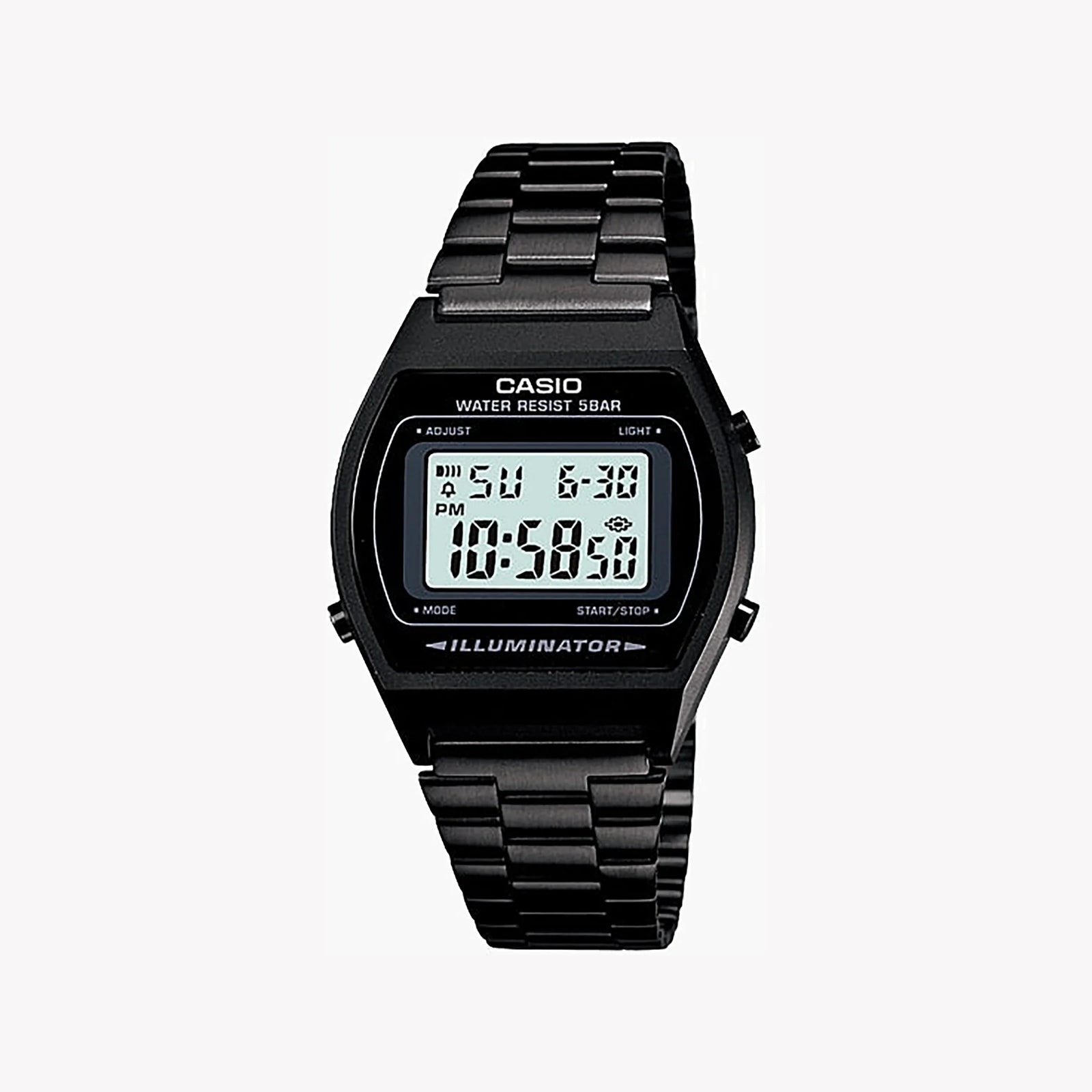 Casio Men's Black Resin Watch, Stainless Steel Band | B640wb-1adf by i-watch