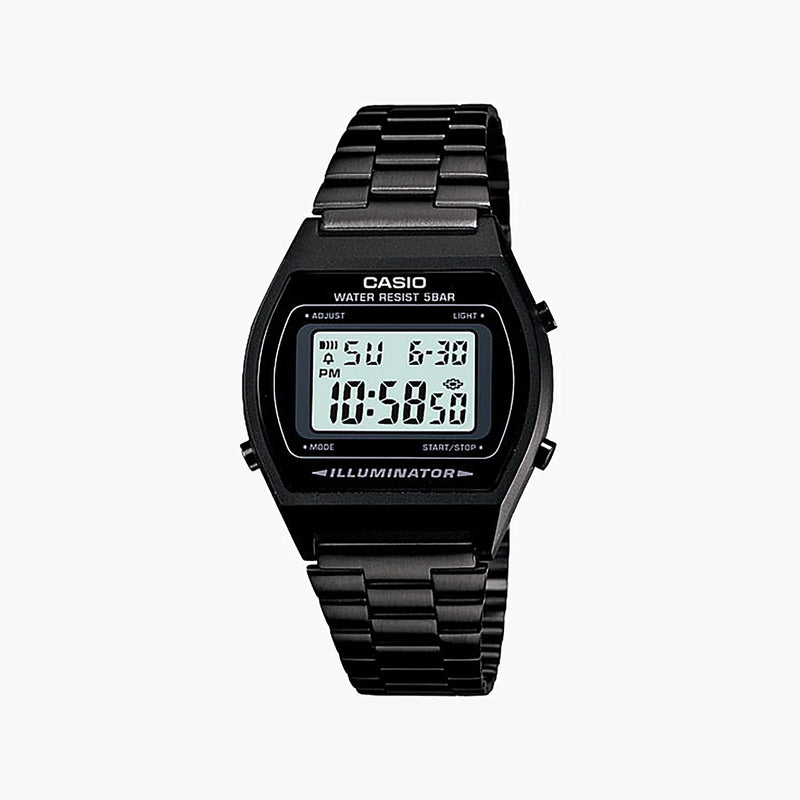 Casio Men's Black Resin Watch, Stainless Steel Band | B640wb-1adf by i-watch