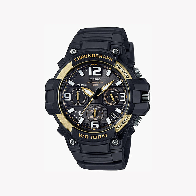 Casio Mcw-100h-9a2vdf Adventure Ready - Rugged Black Men's Watch With Water Resistance & Stopwatch by i-watch