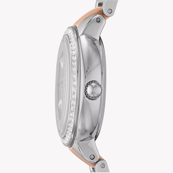 Fossil Women's Two Tone Watch, Rose Gold Dial | Es3405 by i-watch