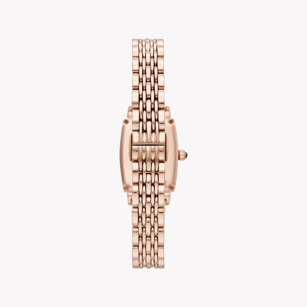 Emporio Armani Women's Rose Gold Watch, White Dial | Ar11406 by i-watch