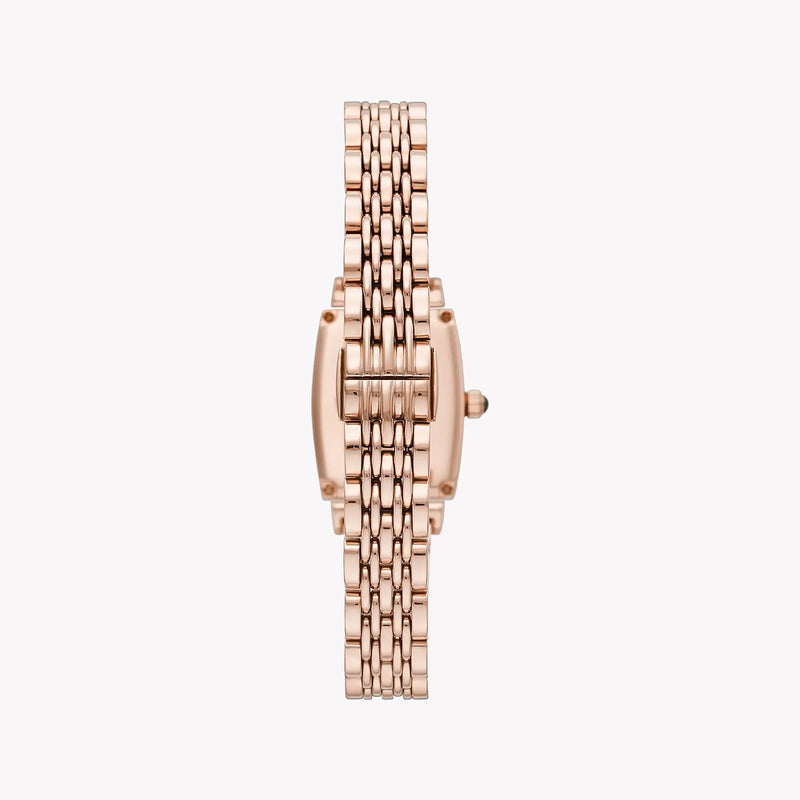 Emporio Armani Women's Rose Gold Watch, White Dial | Ar11406 by i-watch
