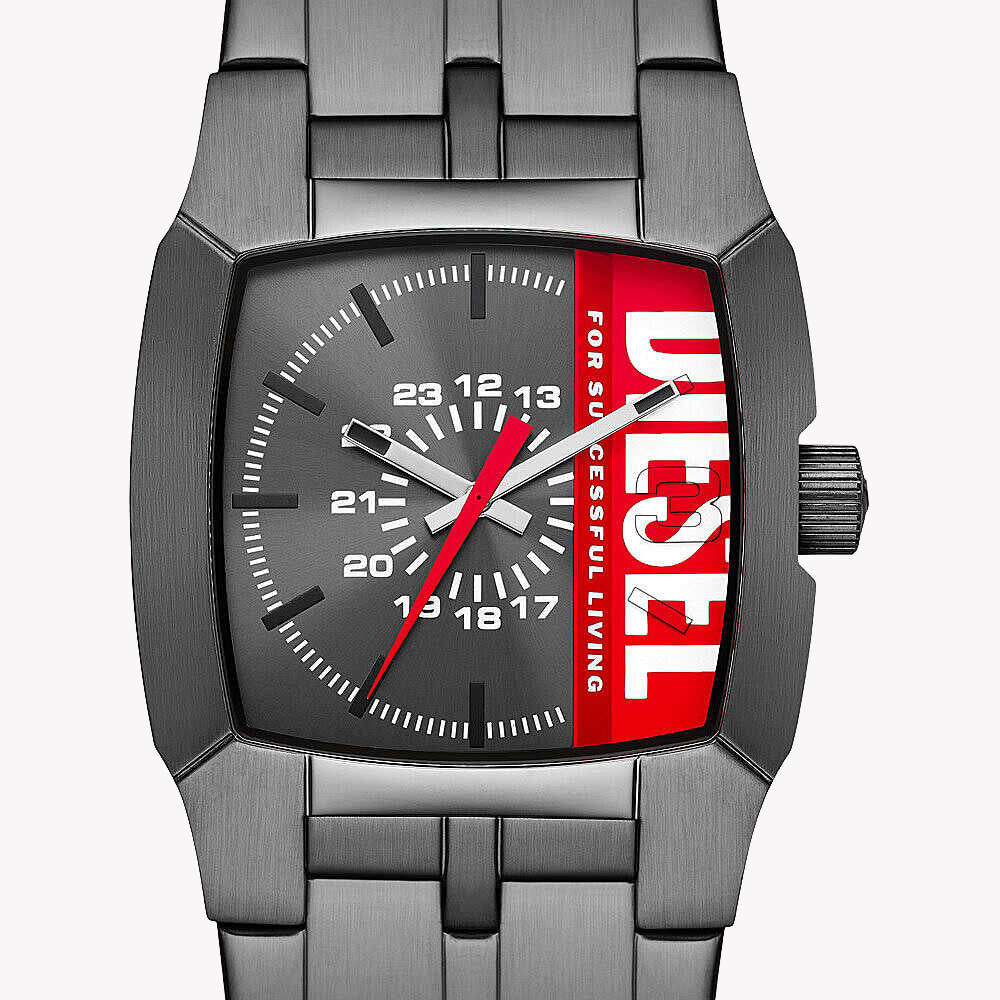 Diesel Men's Black Stainless Steel Watch, Black Dial | Dz2188 by i-watch