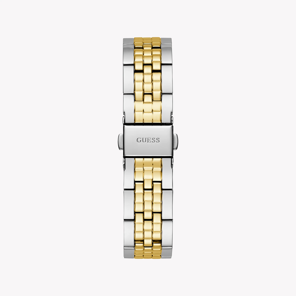 Guess Women's Gold & Silver Stainless Steel Watch, Silver Dial | Gw0765l1 by i-watch