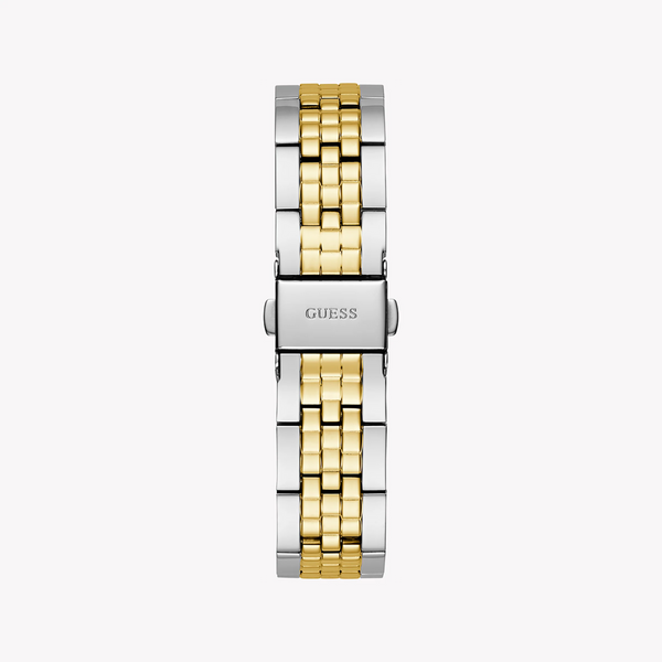 Guess Women's Gold & Silver Stainless Steel Watch, Silver Dial | Gw0765l1 by i-watch