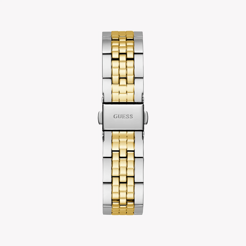 Guess Women's Gold & Silver Stainless Steel Watch, Silver Dial | Gw0765l1 by i-watch