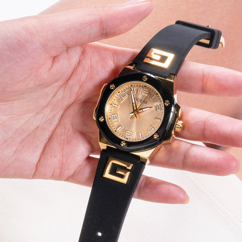 Guess Women's Gold Watch, Champagne Dial | Gw0555l2 by i-watch