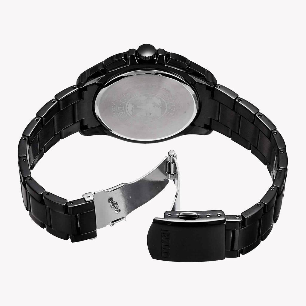 CITIZEN Eco-Drive CA0275-55E - BOLD BLACK POWERHOUSE Men's Watch with Chronograph & Eco-Friendly Style-i-Watch-2