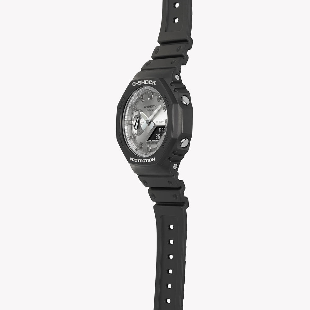 Casio G-Shock Ga-2100sb-1adr Oak - Durable Elegance Men's Watch In Black Resin by i-watch