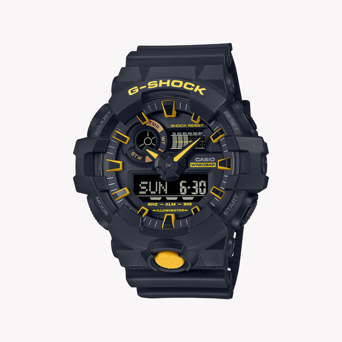 G-Shock Men's Black Resin Watch, Black Dial | Ga-700cy-1adr by i-watch