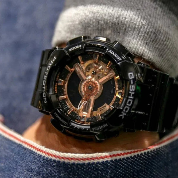 G-Shock Men's Black Resin Watch, Digital Dial | Ga-110mmc-1adr by i-watch