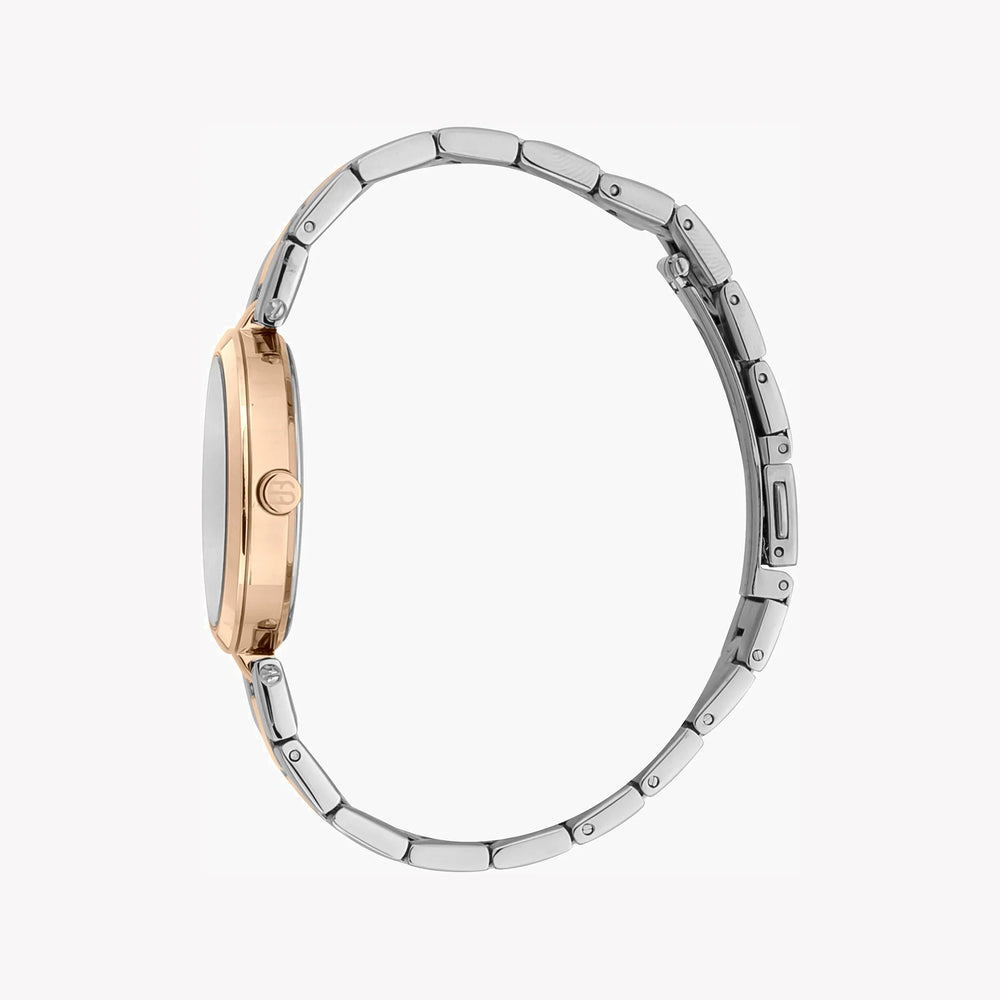 Esprit Women's Silver & Rose Gold Watch, Silver Dial | Es1l183m0085 by i-watch