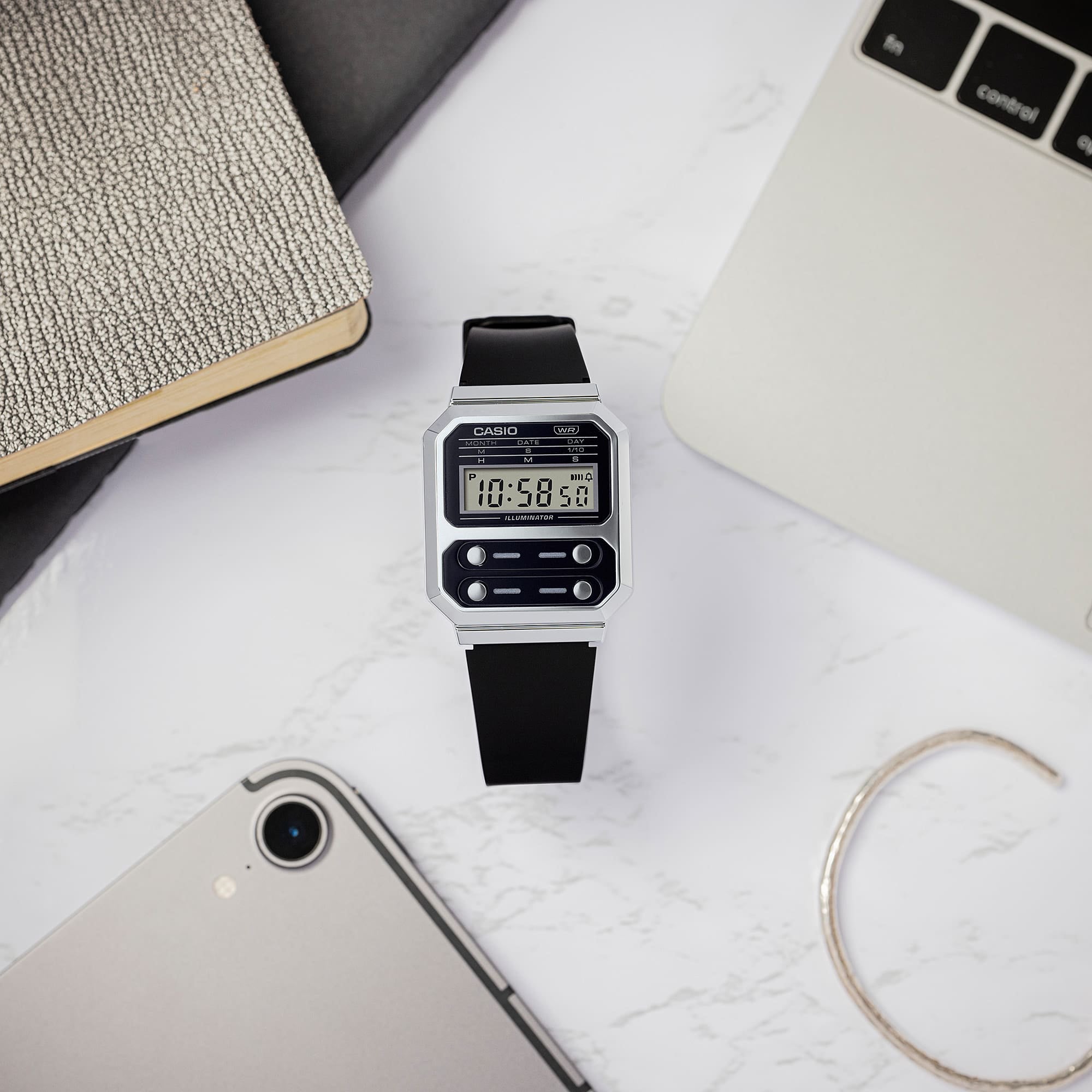 CASIO A100WEF-1A ADVENTURE TIME - SPORTY STYLISH DIGITAL WATCH WITH LED BACKLIGHT AND STOPWATCH FUNCTION-i-Watch-4