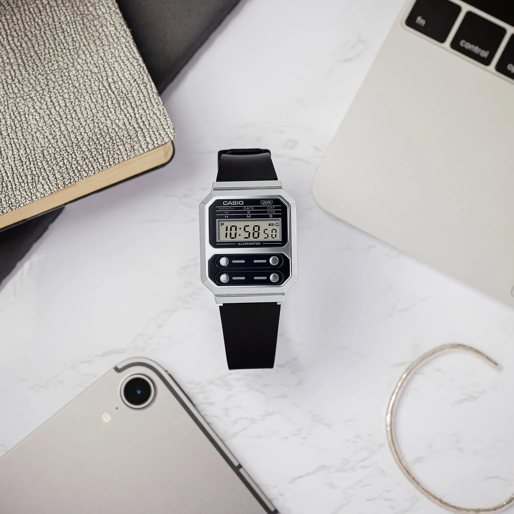 CASIO A100WEF-1A ADVENTURE TIME - SPORTY STYLISH DIGITAL WATCH WITH LED BACKLIGHT AND STOPWATCH FUNCTION-i-Watch-4