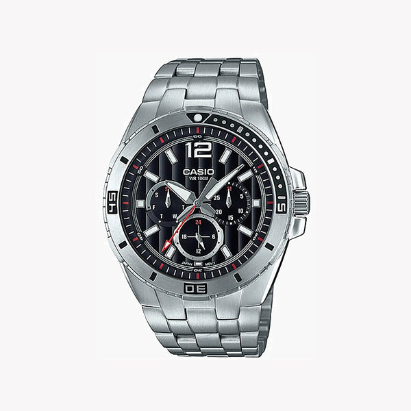Casio Mtd-1060d-1a2vdf Men's Adventure-Ready Stainless Steel Watch - Sporty Elegance Unleashed by i-watch