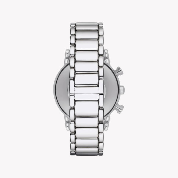 Emporio Armani Men's Silver Watch, Black Dial | Ar1853 by i-watch