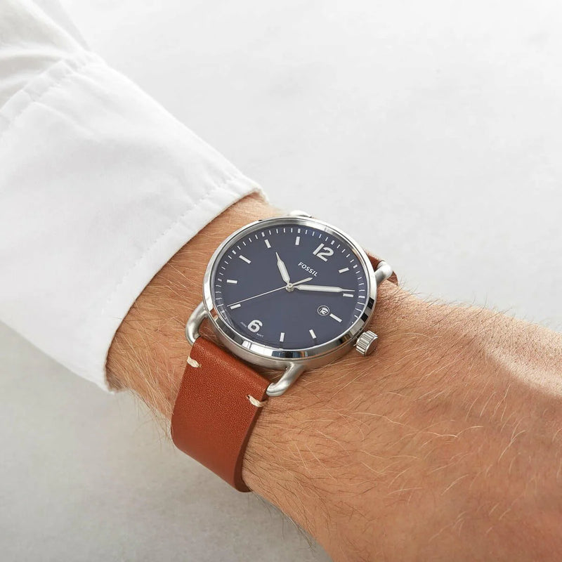 Fossil Men's Stainless Steel Watch, Brown Leather | Fs5325 by i-watch