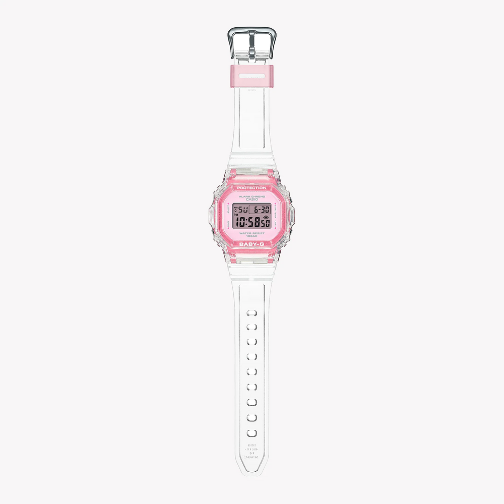 Casio Women's Resin White Watch, Digital Display | Bgd-565sj-7er by i-watch