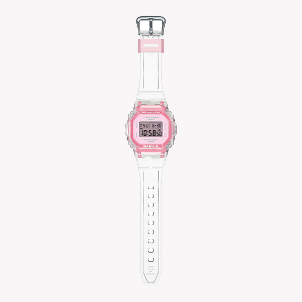 Casio Women's Resin White Watch, Digital Display | Bgd-565sj-7er by i-watch