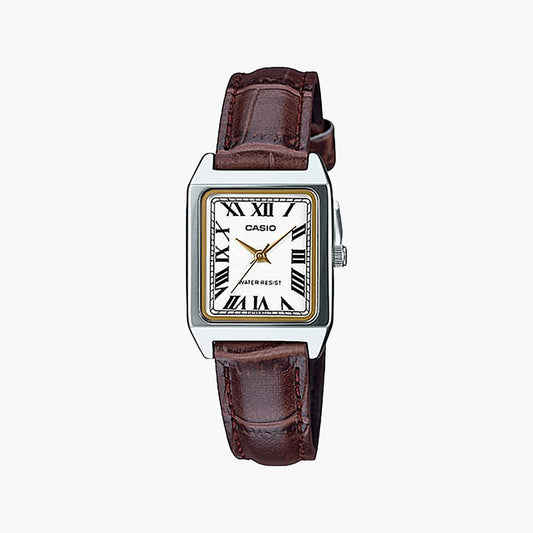 Casio Mod. Tank Watch - Stylish Quartz Timepiece for Women-i-Watch