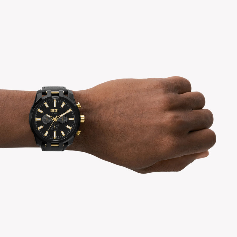 Diesel Men's Black Stainless Steel Watch, Black Dial | Dz4610 by i-watch