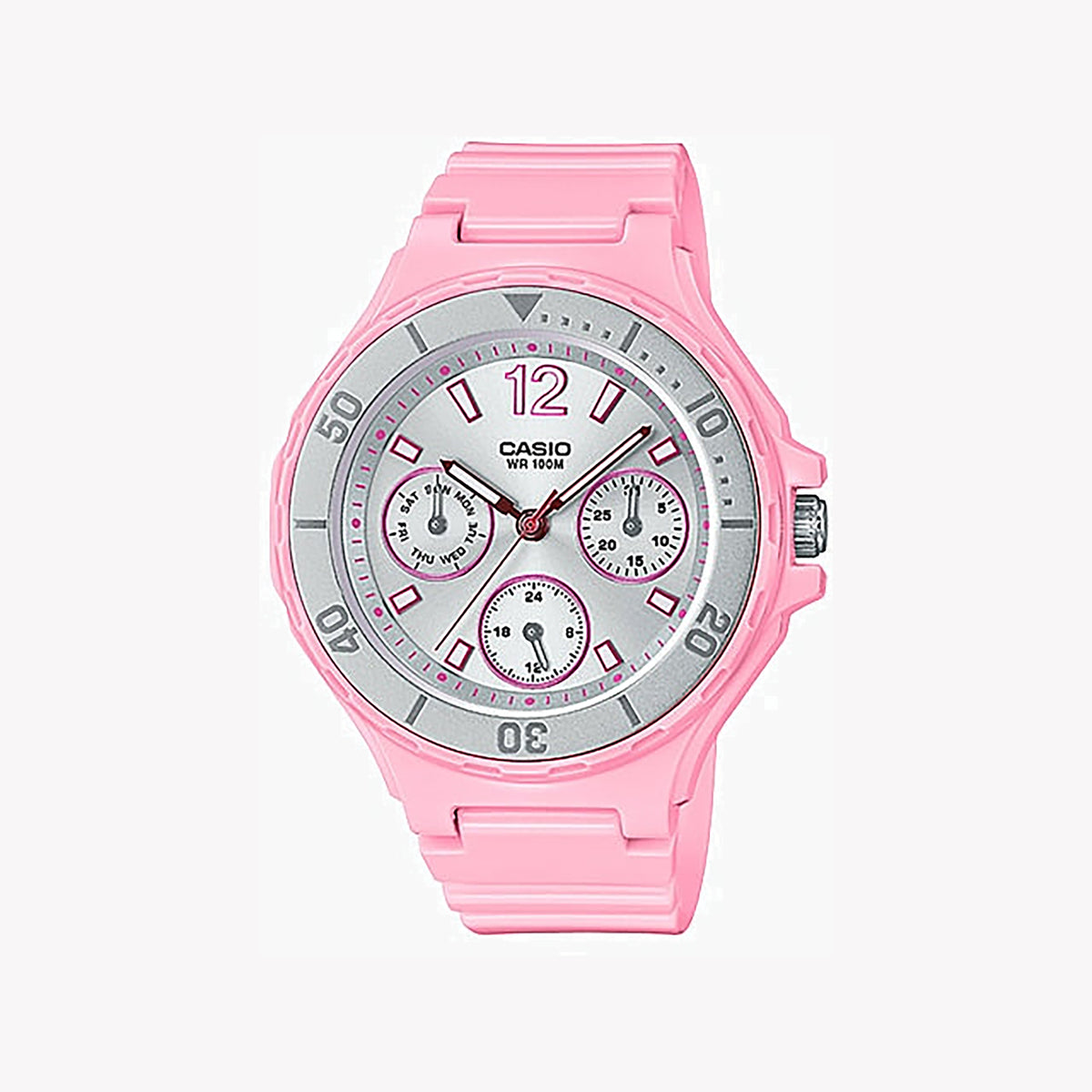 CASIO LRW-250H-4A2VDF SPORTY CHIC - VIBRANT PINK RESIN WOMEN'S WATCH FOR ADVENTURE AND STYLE