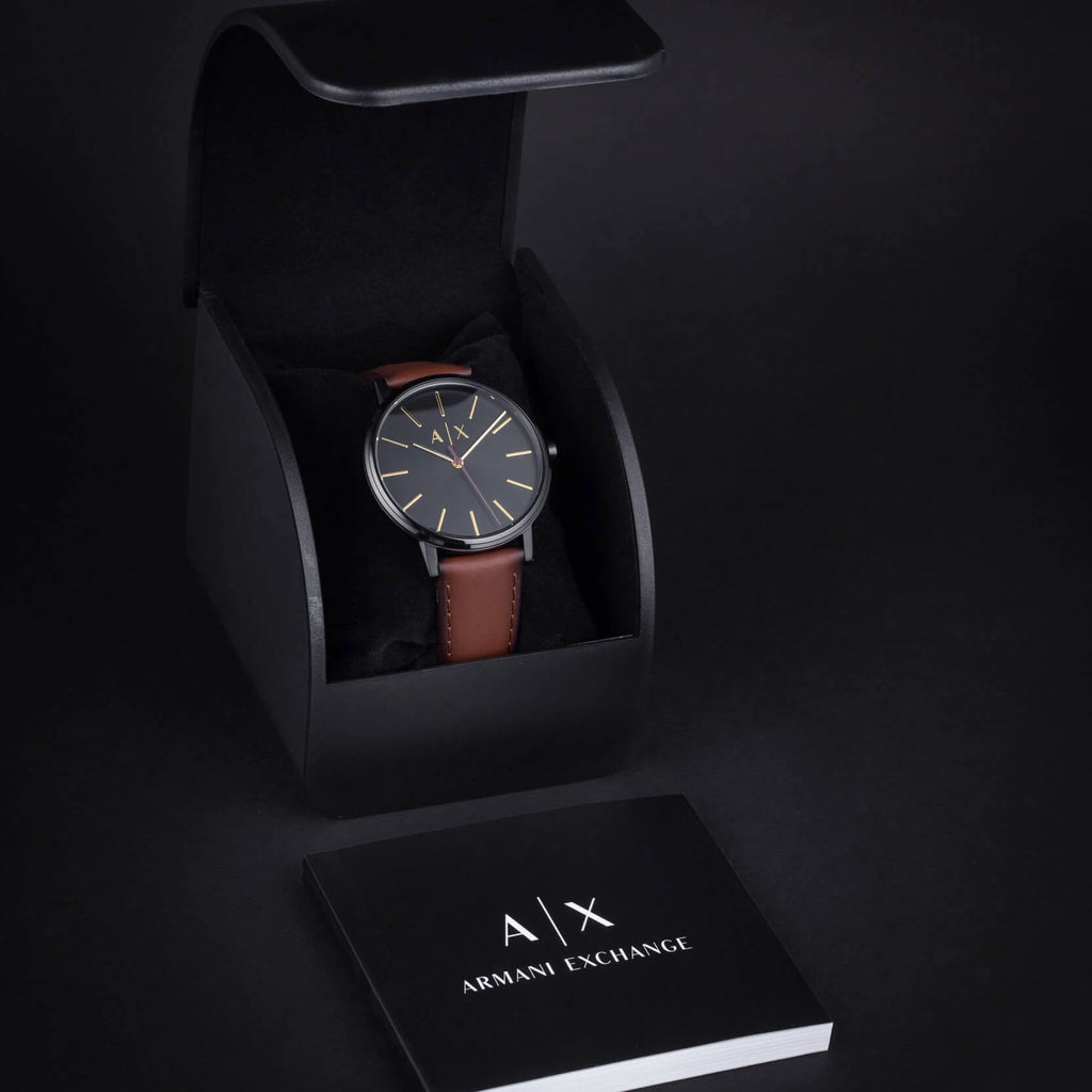 A|X ARMANI EXCHANGE AX4183 - BOLD BLACK ELEGANCE Men's Watch with Sleek Stainless Steel Band and Striking Dial-i-Watch-5