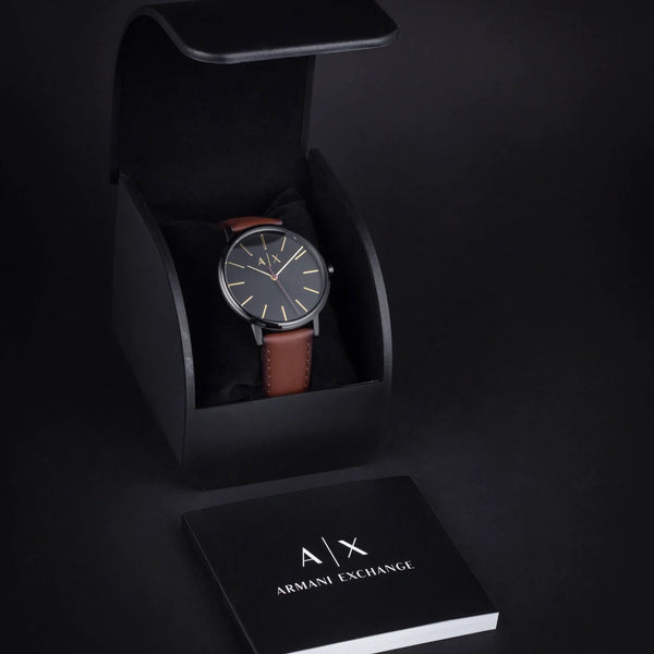 A|X ARMANI EXCHANGE AX4183 - BOLD BLACK ELEGANCE Men's Watch with Sleek Stainless Steel Band and Striking Dial-i-Watch-5