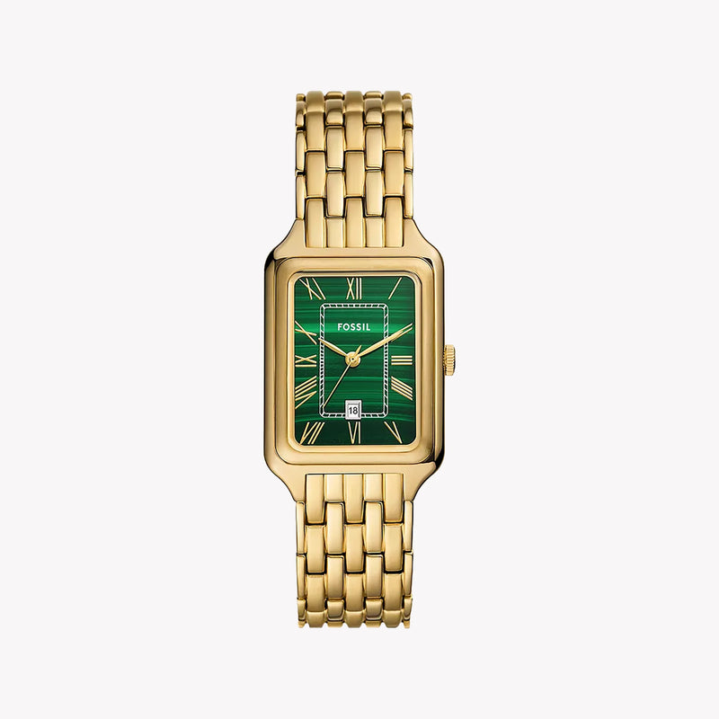 Fossil Women's Gold Stainless Steel, Green Dial | Es5341 by i-watch