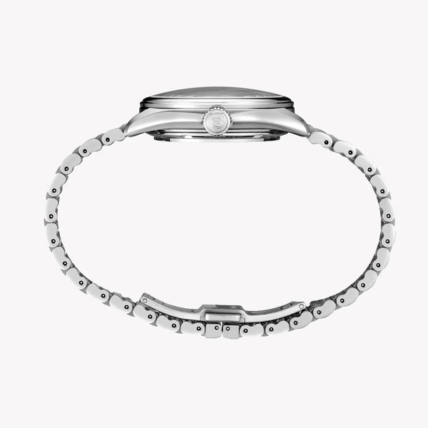 Seiko Men's Silver Stainless Steel, White Dial | Spb469j1