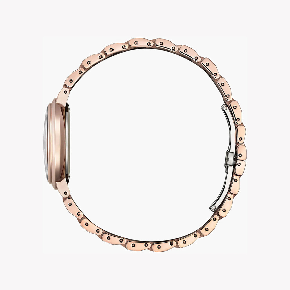 Citizen Women's Rose Gold Watch, Multi-Colored Dial | Em0912-84y by i-watch