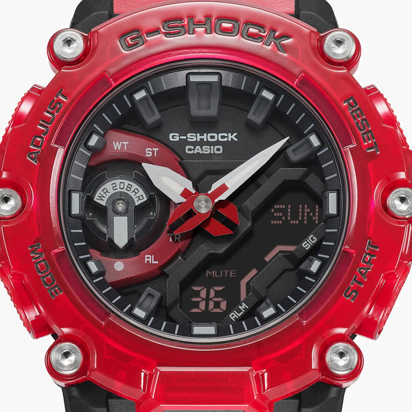 G-Shock Women's Pink Resin Watch, Digital Dial | Ga-2200skl-4adr by i-watch