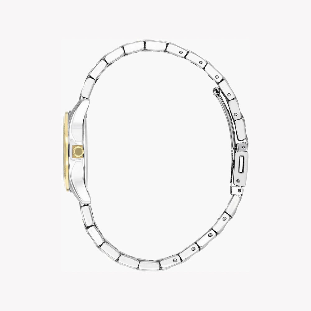 Citizen Eq0595-55l - Elegant Utility Women's Timepiece With Gold & Silver Finish, Splash Resistant, Quartz Movement by i-watch