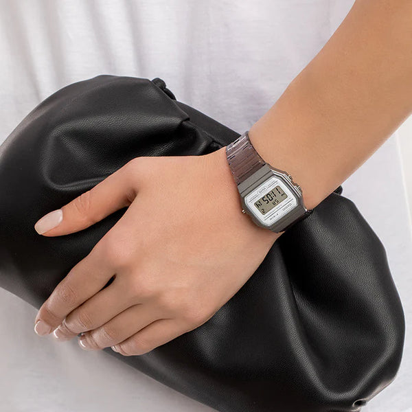 Casio Unisex Silver Resin Watch, Digital Display | F-91ws-8df by i-watch