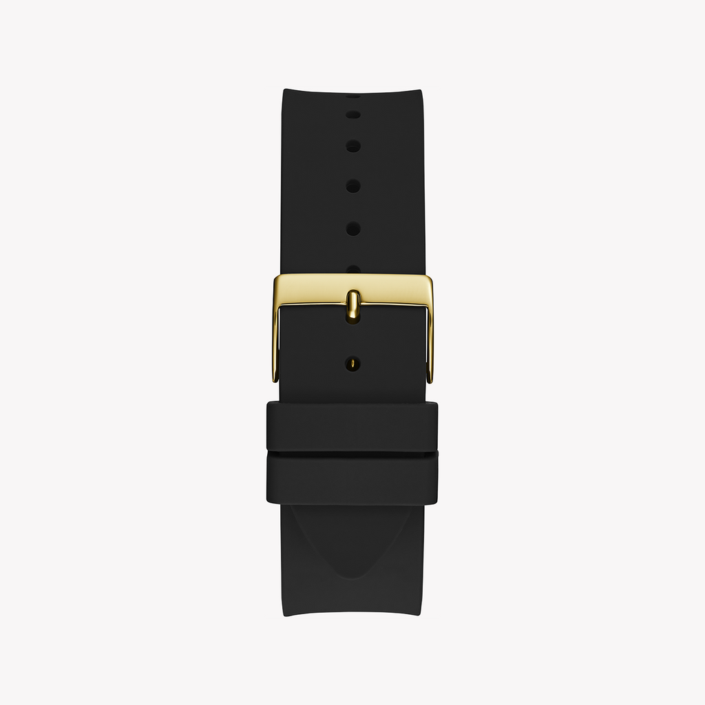 GUESS GW0726G2 CHIC ALLURE - ELEGANT GOLD & BLACK WOMEN'S WATCH with CHAMPAGNE DIAL & SILICONE BAND-i-Watch-3