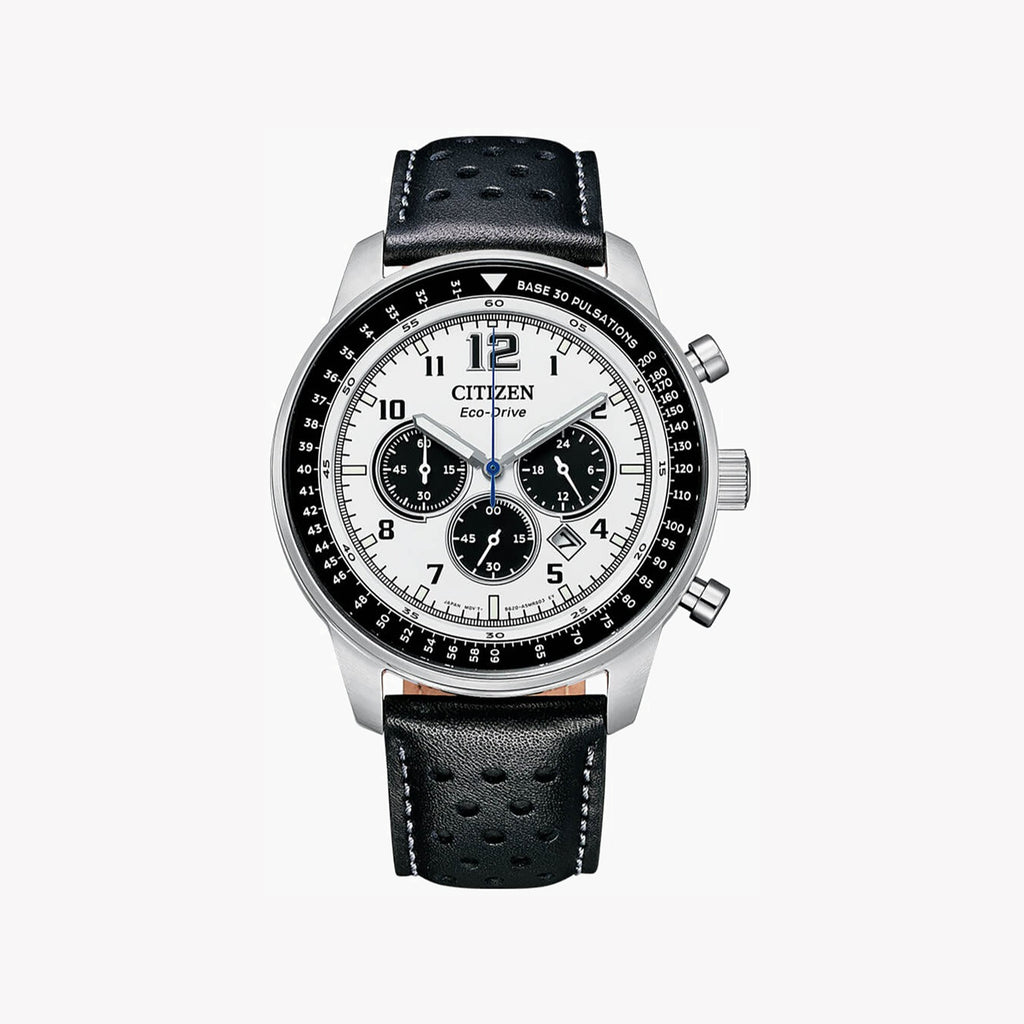 CITIZEN CA4500-32A STRIKING TIMEPIECE - MODERN MEN'S CHRONOGRAPH WATCH
