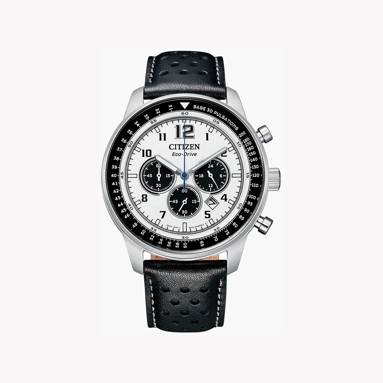Citizen Men's Silver Stainless Steel, Black Leather | Ca4500-32a by i-watch