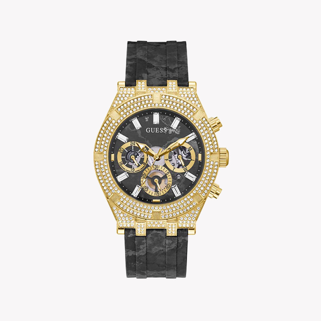 GUESS GW0418G2 - STRIKING GOLD & MULTICOLOR DIAL MEN'S WATCH FOR MODERN STYLES